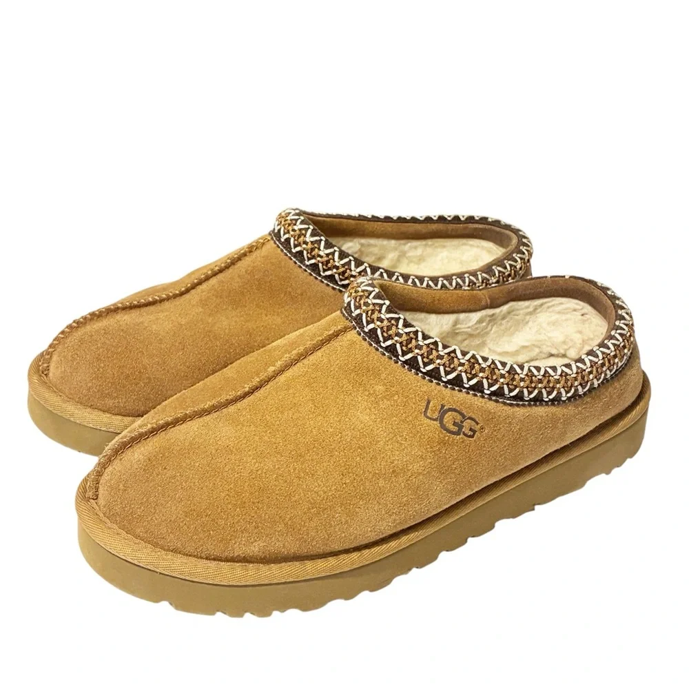 UGG Australia Men's Tasman Slipper Size 9 Brown Mule Slip On